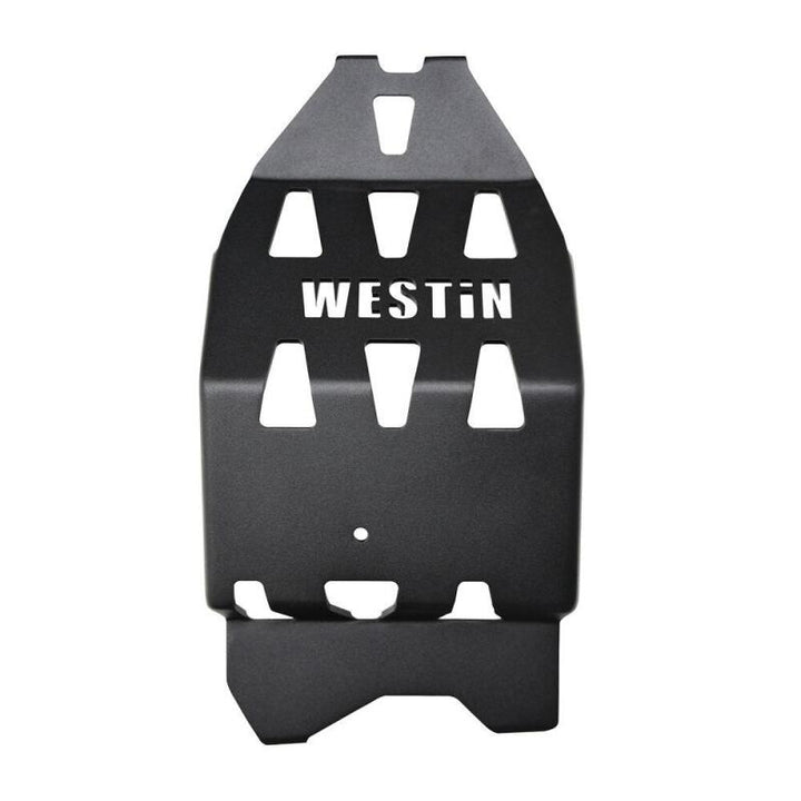 Westin/Snyper 18-21 Jeep Wrangler JL Oil Pan Skid Plate - Textured Black - Bull Strap