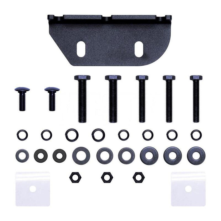 Westin/Snyper 18-21 Jeep Wrangler JL Oil Pan Skid Plate - Textured Black - Bull Strap