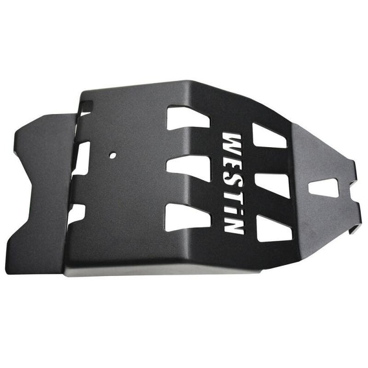Westin/Snyper 18-21 Jeep Wrangler JL Oil Pan Skid Plate - Textured Black - Bull Strap
