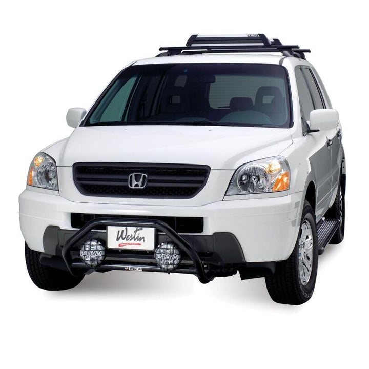 Westin Sure-Grip Aluminum Running Boards 69 in - Black - Bull Strap