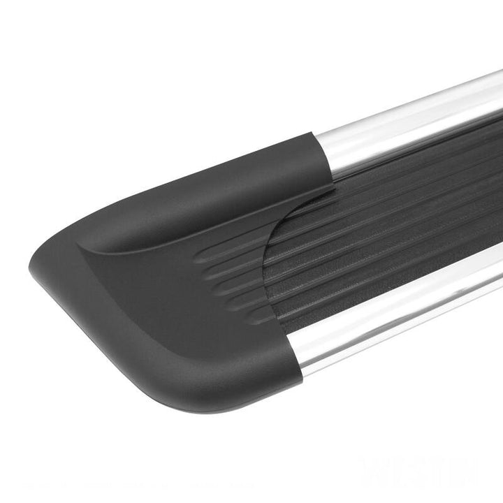 Westin Sure-Grip Aluminum Running Boards 72 in - Polished - Bull Strap