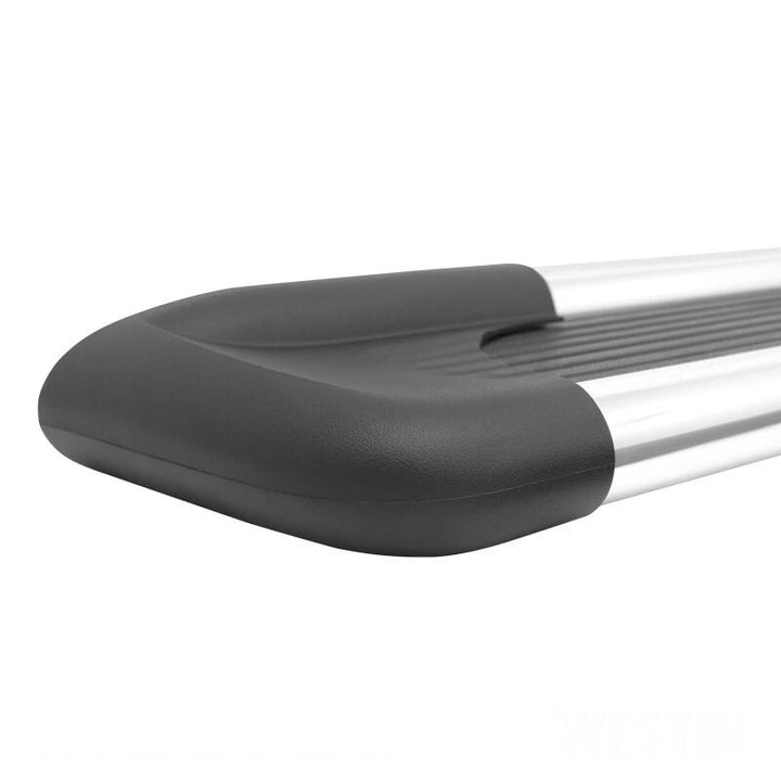 Westin Sure-Grip Aluminum Running Boards 72 in - Polished - Bull Strap