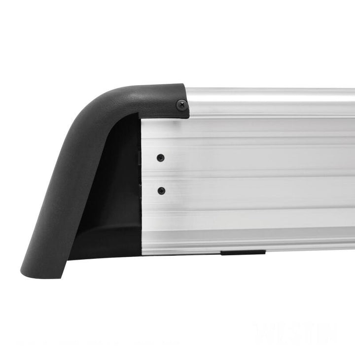 Westin Sure-Grip Aluminum Running Boards 79 in - Brushed Aluminum - Bull Strap