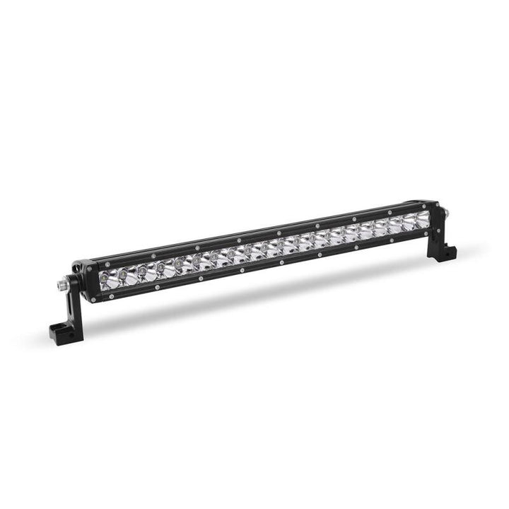 Westin Xtreme LED Light Bar Low Profile Single Row 20 inch Flex w/5W Cree - Black - Bull Strap