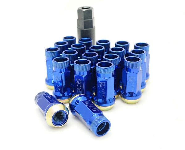 Wheel Mate Muteki SR45R Lug Nut Kit 12x1.25 - Blue - Bull Strap