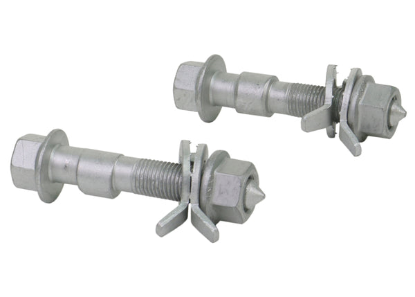 Whiteline 01-05 Honda Civic / 02-06 Acura RSX Type S / 12+ Subaru BRZ Front Camber Adj Bolt Kit-16m - Bull Strap