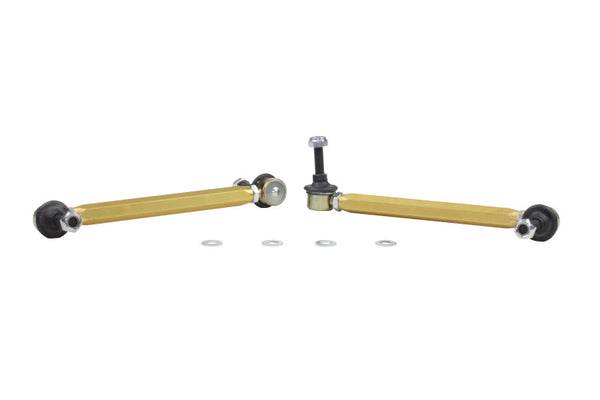 Whiteline 02-06 Mini Cooper S Front Swaybar link kit-Adjustable ball end links - Bull Strap
