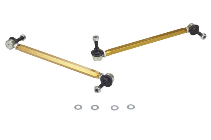 Whiteline 02-06 R53 & 06+ R56 Mini Cooper S  Front Swaybar link kit-adjustable ball end links - Bull Strap