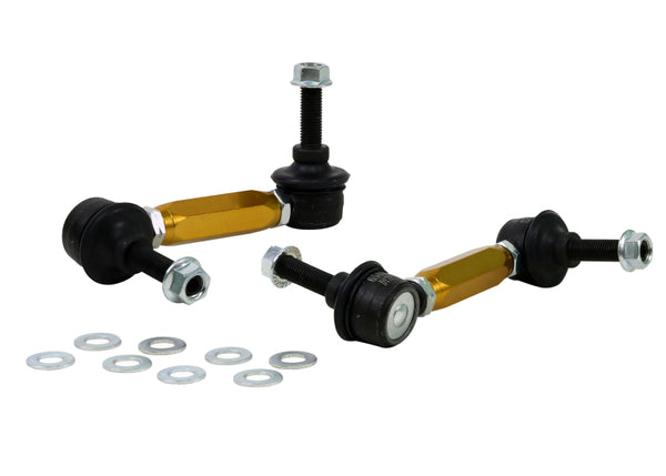 Whiteline 03-06 Nissan 350z Z33 Rear Swaybar link kit-Adjustable Ball End Links - Bull Strap