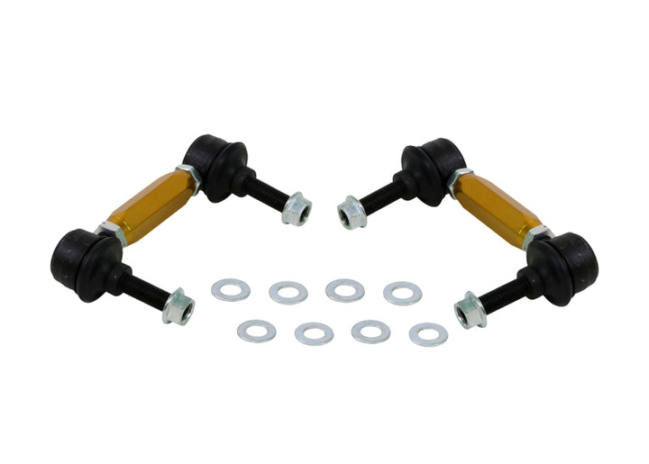 Whiteline 03-06 Nissan 350z Z33 Rear Swaybar link kit-Adjustable Ball End Links - Bull Strap