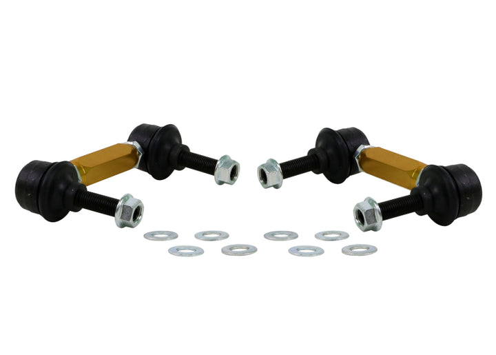 Whiteline 03-06 Nissan 350z Z33 Rear Swaybar link kit-Adjustable Ball End Links - Bull Strap
