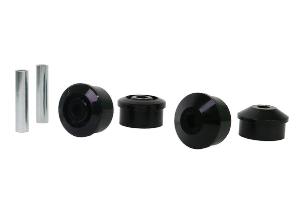 Whiteline 04-11 Chevrolet Aveo Rear Beam Axle Front Bushing Kit - Bull Strap