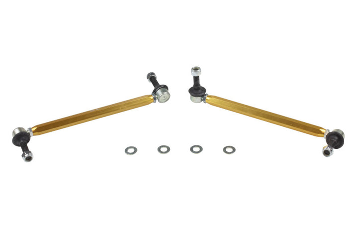 Whiteline 05-10 Chevy Cobalt/6/09+ Cruze/06-11 HHR Front Sway Bar - Link Assembly H/D Adj Steel Ball - Bull Strap