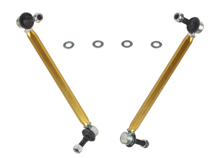 Whiteline 05-10 Chevy Cobalt/6/09+ Cruze/06-11 HHR Front Sway Bar - Link Assembly H/D Adj Steel Ball - Bull Strap