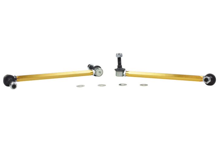 Whiteline 05-10 Chevy Cobalt/6/09+ Cruze/06-11 HHR Front Sway Bar - Link Assembly H/D Adj Steel Ball - Bull Strap