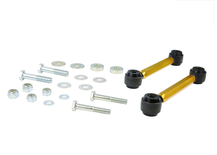 Whiteline 05-10 Ford Mustang Rear Sway Bar Links - Bull Strap