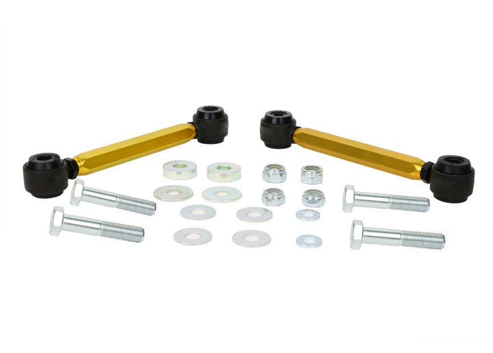 Whiteline 05-10 Ford Mustang Rear Sway Bar Links - Bull Strap