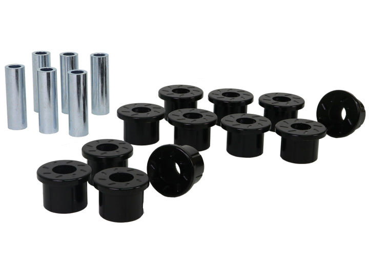 Whiteline 05-13 Toyota Tacoma Rear Spring Bushing Kit - Bull Strap