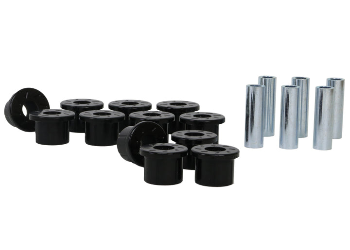 Whiteline 05-13 Toyota Tacoma Rear Spring Bushing Kit - Bull Strap