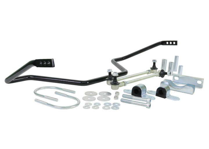 Whiteline 05-21 Nissan Frontier 20mm Heavy Duty Rear Adjustable Swaybar - Bull Strap