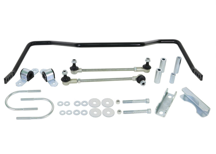 Whiteline 05-21 Nissan Frontier 20mm Heavy Duty Rear Adjustable Swaybar - Bull Strap