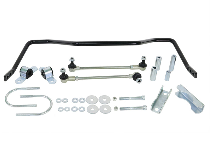 Whiteline 05-21 Nissan Frontier 20mm Heavy Duty Rear Adjustable Swaybar - Bull Strap