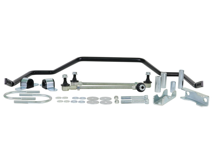 Whiteline 05-21 Nissan Frontier 20mm Heavy Duty Rear Adjustable Swaybar - Bull Strap
