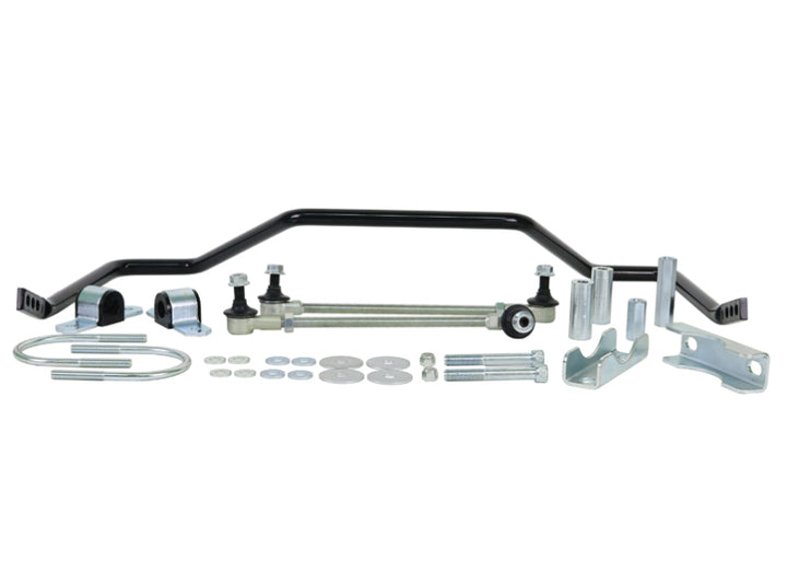 Whiteline 05-21 Nissan Frontier 20mm Heavy Duty Rear Adjustable Swaybar - Bull Strap