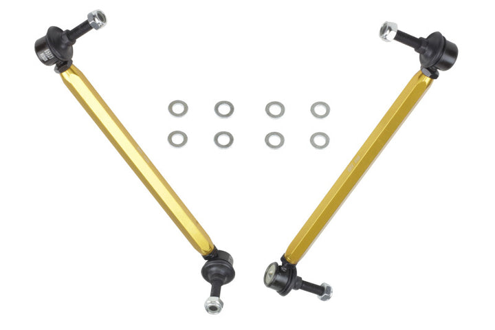 Whiteline 05+ BMW 1 Series/3 Series HD Front Swaybar End Link Assembly (Non AWD iX Models) - Bull Strap