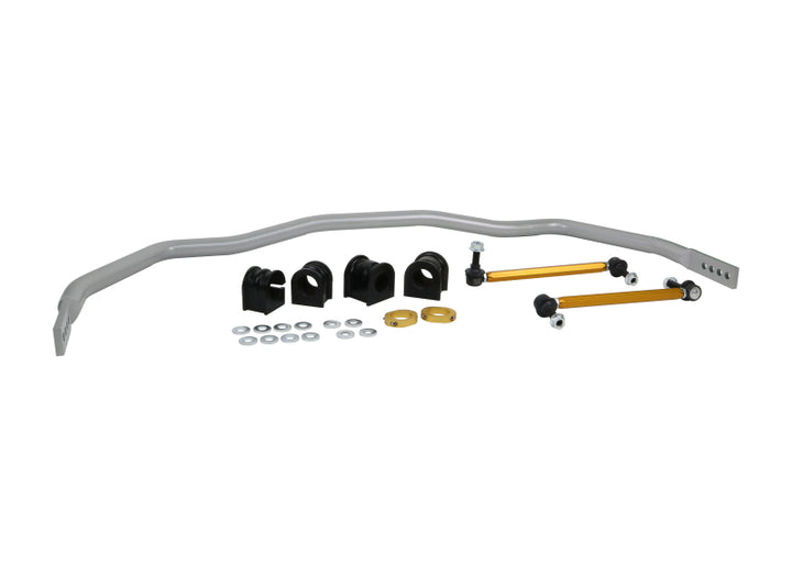 Whiteline 05+ Ford Mustang Coupe (Inc GT/Shelby GT500) Front Heavy Duty Adjustable 33mm Swaybar - Bull Strap