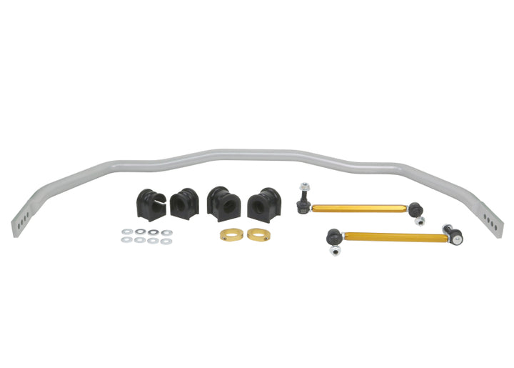 Whiteline 05+ Ford Mustang Coupe (Inc GT/Shelby GT500) Front Heavy Duty Adjustable 33mm Swaybar - Bull Strap