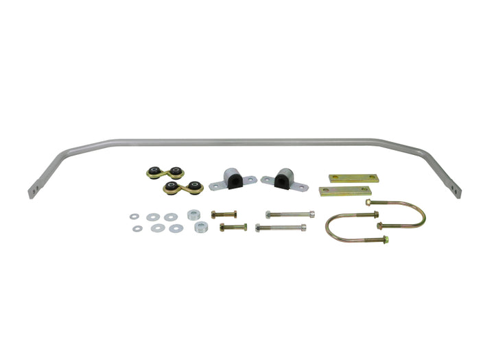 Whiteline 05+ Toyota Yaris Rear 22mm Heavy Duty Adjustable Swaybar - Bull Strap
