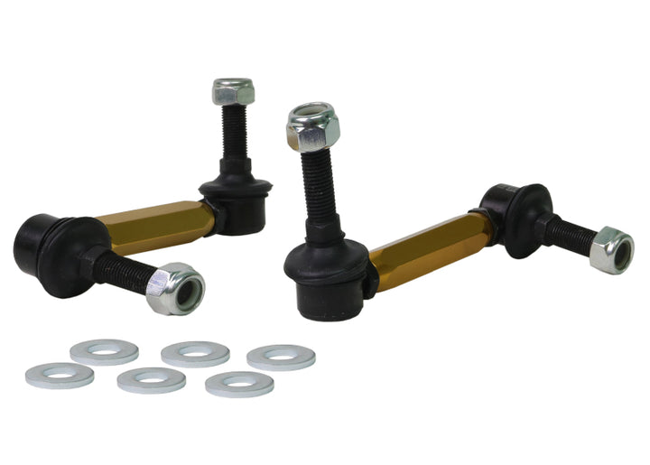 Whiteline 06-09 Toyota FJ Cruiser GSJ10 / 09+ GSJ15 Front Adjustable Heavy Duty Sway Bar Link Kit - Bull Strap