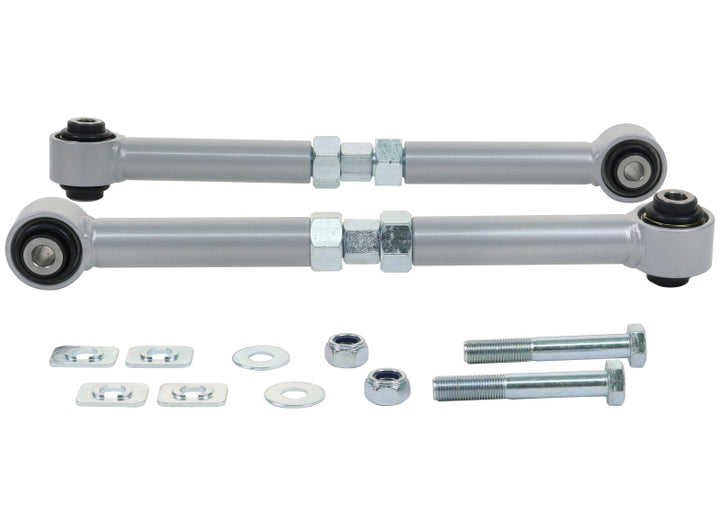 Whiteline 07+ Lancer EVO X (excl Ralliart) Rear Control Arm Adjust. Camber - Bull Strap