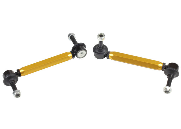 Whiteline 07+ Nissan Skyline R35 GT-R Rear Swaybar link kit h/duty-adjustable steel ball - Bull Strap