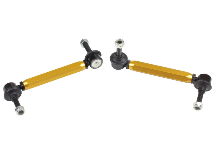 Whiteline 07+ Nissan Skyline R35 GT-R Rear Swaybar link kit h/duty-adjustable steel ball - Bull Strap