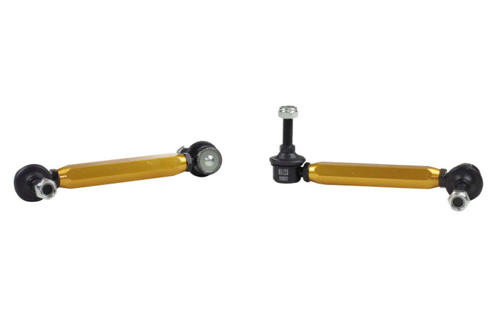 Whiteline 07+ Nissan Skyline R35 GT-R Rear Swaybar link kit h/duty-adjustable steel ball - Bull Strap