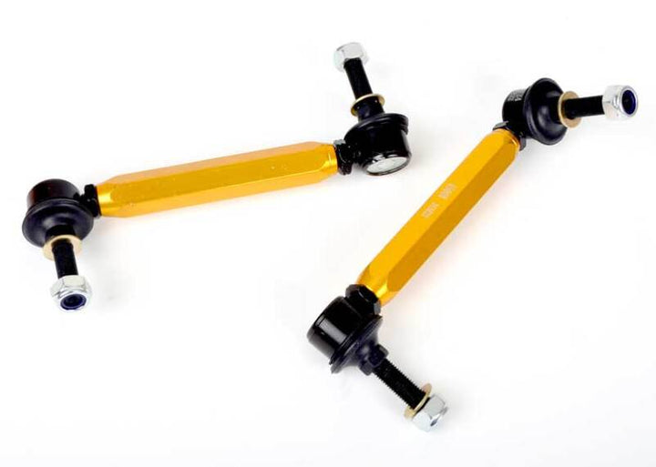 Whiteline 07+ Nissan Skyline R35 GT-R Rear Swaybar link kit h/duty-adjustable steel ball - Bull Strap
