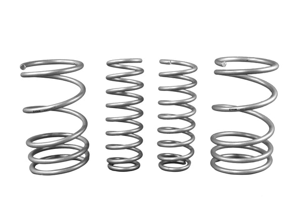 Whiteline 08-16 Mitsubishi Lancer Performance Lowering Springs - Bull Strap