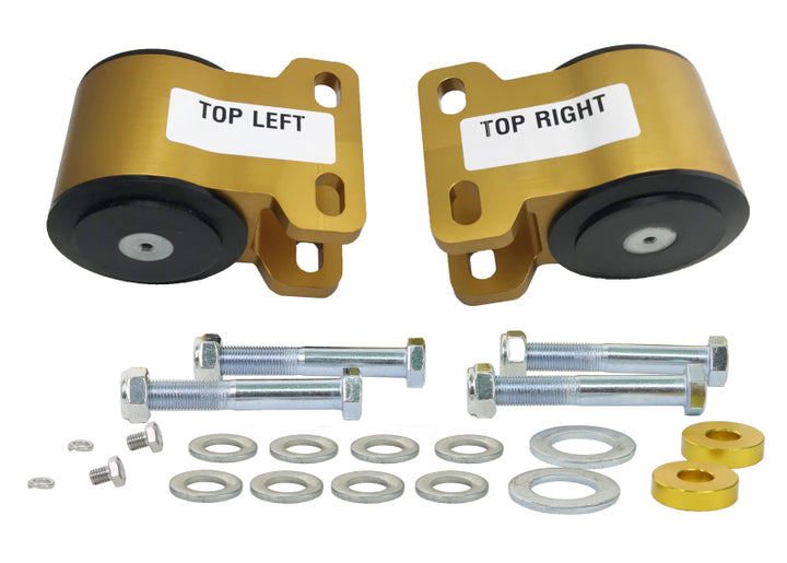 Whiteline 08+ Ford Focus / 04-09 Mazda 3 Front Anti-Lift/Caster - C/A Lower Inner Rear Bushing - Bull Strap