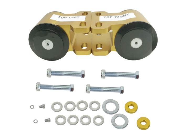 Whiteline 08+ Ford Focus / 04-09 Mazda 3 Front Anti-Lift/Caster - C/A Lower Inner Rear Bushing - Bull Strap