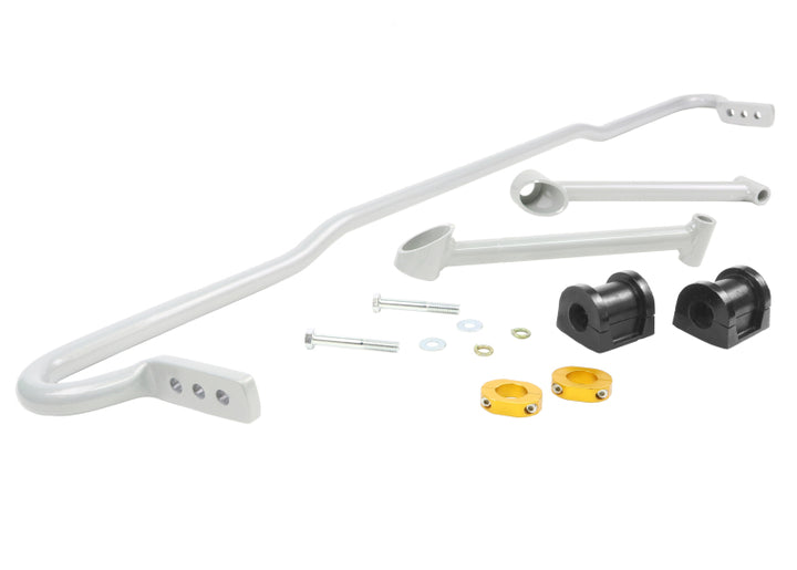 Whiteline 08+ Subaru WRX Hatch / 08-09 Subaru STi Rear 20mm Heavy Duty Adjustable Swaybar (includes - Bull Strap