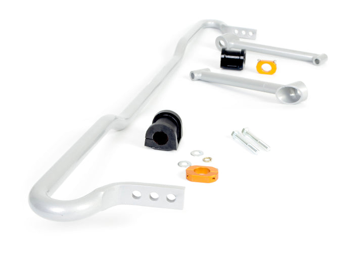 Whiteline 08+ Subaru WRX Hatch / 08-09 Subaru STi Rear 22mm Swaybar-X heavy duty Blade adjustable (i - Bull Strap