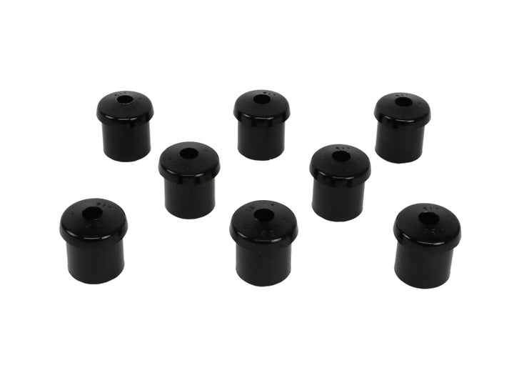 Whiteline 10/65-73 Ford Mustang Rear Spring Eye Rear and Shackle Bushings (35mm OD/12.6mm ID) - Bull Strap