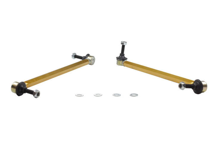 Whiteline 10+ Chevy Camaro FR Coupe Front Sway Bar - Link Assy H/D Adj Steel Ball (360mm C to C) - Bull Strap