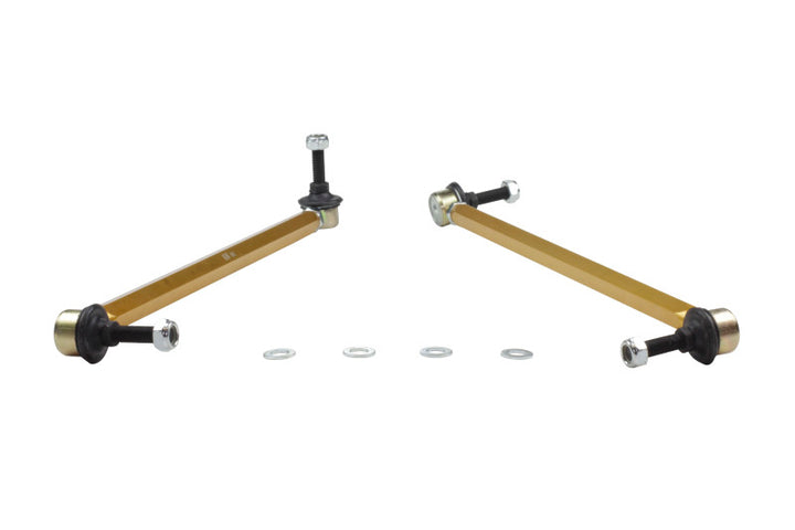 Whiteline 10+ Chevy Camaro FR Coupe Front Sway Bar - Link Assy H/D Adj Steel Ball (380mm C to C) - Bull Strap