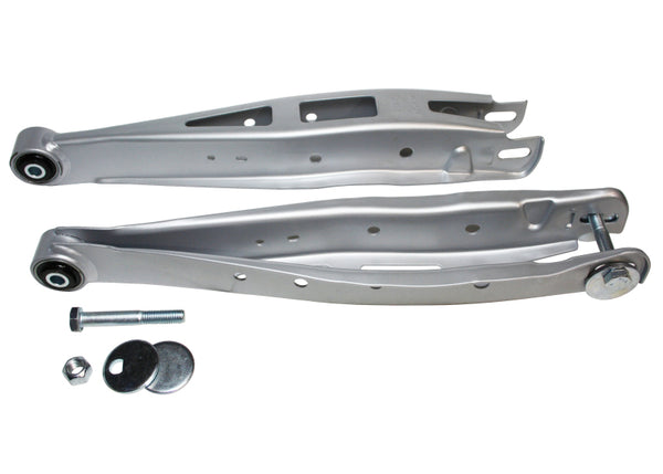 Whiteline 13+ Scion FRS/Subaru BRZ / 15+ WRX/STI Adjustable Rear Lower Control Arms (Pair) - Bull Strap