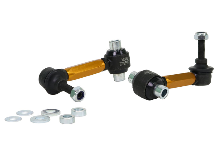 Whiteline 14-23 Mini Cooper (Hardtop) Base/S/JCW Adjustable Sway Bar Link Kit - Bull Strap