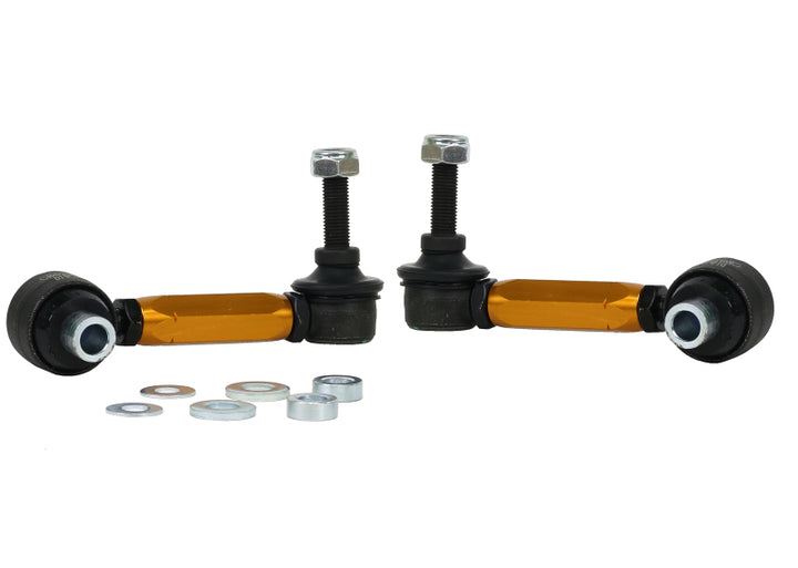 Whiteline 14-23 Mini Cooper (Hardtop) Base/S/JCW Adjustable Sway Bar Link Kit - Bull Strap