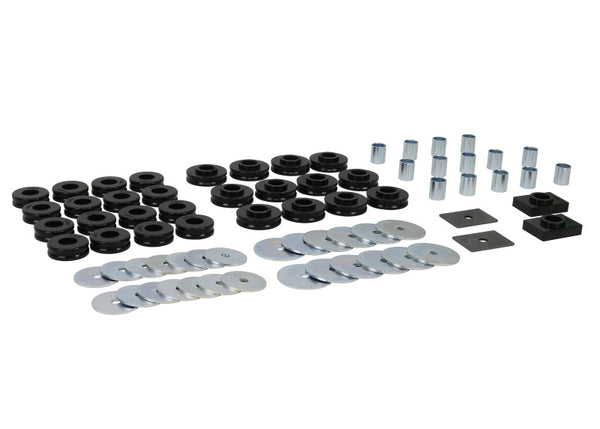 Whiteline 1955-1957 Chevrolet Bel Air Body Mount Bushing Set - Bull Strap